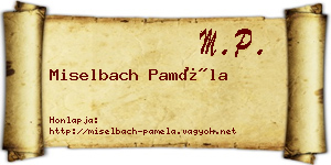 Miselbach Paméla névjegykártya